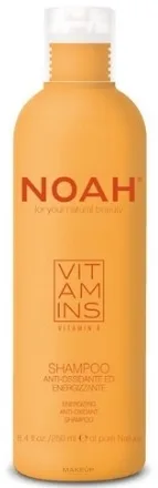 Шампунь Noah Vitamins Antioxidant с витамином E и протеинами пшеницы, для всех типов волос, 250 мл, Италия