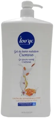 Гель для душа Lovyc Creamy с миндальным молоком и мёдом, 2000 мл
