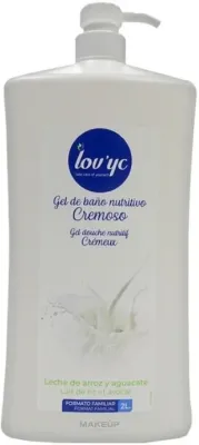 Гель для душа Lovyc Creamy с рисовым молоком и авокадо, 2000 мл