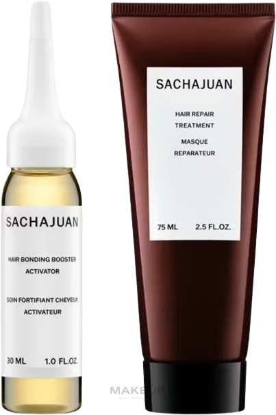 Набор для волос SachaJuan Hair Bonding Booster бустер-активатор и восстанавливающая маска 30+75 мл