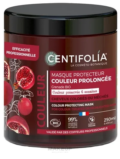 Маска для окрашенных волос Centifolia Colour Protecting защита цвета, масло граната, экстракт коры ели, подсолнечное масло, 250 мл