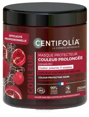 Маска для окрашенных волос Centifolia Colour Protecting защита цвета, масло граната, экстракт коры ели, подсолнечное масло, 250 мл