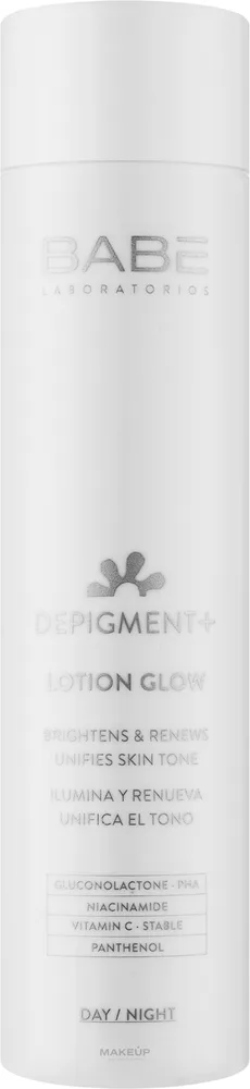 Лосьон-тоник для лица Babe Laboratorios Depigment plus Glow для ровного тона 150 мл
