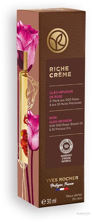 Масляная сыворотка для лица Yves Rocher Rose Oleo Infusion 30 мл