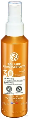 Спрей для тела Yves Rocher Spray Lotion SPF 30 солнцезащитное молочко 150 мл