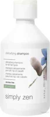 Шампунь Z. One Concept Simply Zen Detoxifying Vegan детокс, с прополисом, эвкалиптом, без SLS/SLES, 1000 мл, Италия