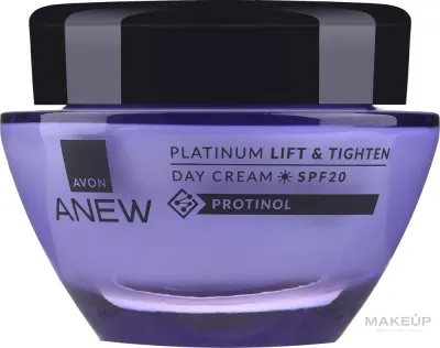 Крем для лица Avon Anew Platinum Lift & Tighten дневной с протинолом SPF 20 50 мл
