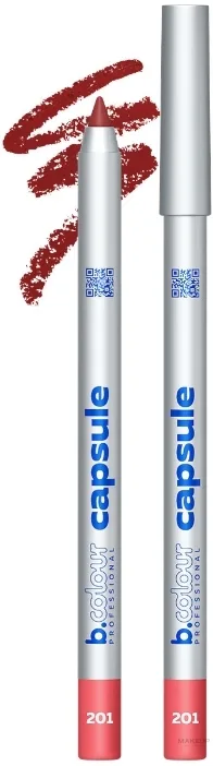 Контурный карандаш для губ 7 Days B.Colour SuperStay Lip Pencil, оттенок 201