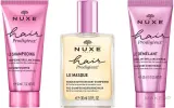 Набор для волос Nuxe Hair Prodigieux шампунь маска до мытья и кондиционер с макадамией и косметичка 50+30+30 мл — фото 2