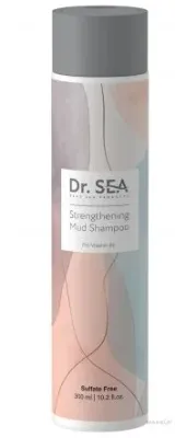 Шампунь Dr Sea Strengthening с провитамином B5, грязью Мёртвого моря, маслами арганы и авокадо, 300 мл, Израиль