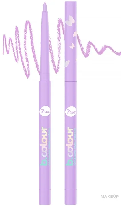 Подводка для глаз 7 Days B.Colour Longwear Kajal, оттенок 03 - Lavender