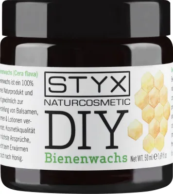 Styx Naturcosmetic DIY Beeswax — натуральный пчелиный воск для домашней косметики, 50 г