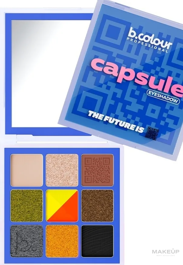 Палетка теней для век 7 Days B.Colour Capsule Eyeshadow Palette 9 оттенков, оттенок 03 - X Vision