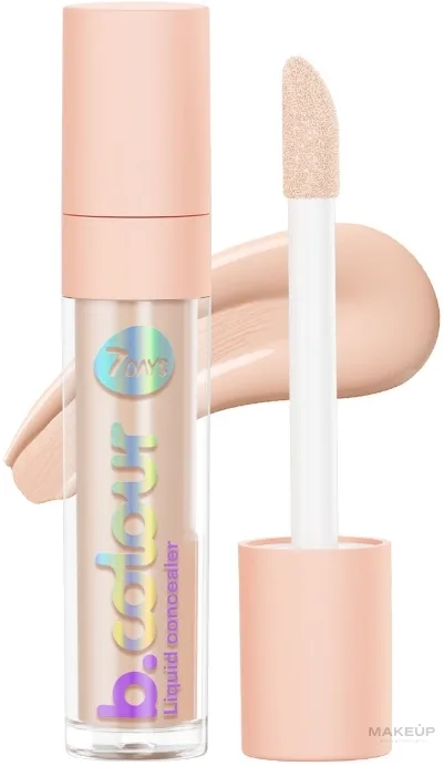 Корректор для лица 7 Days B.Colour жидкий, оттенок 02 - Light Medium