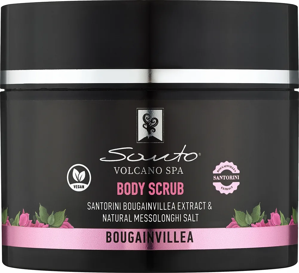 Santo Volcano Spa Santo Volcano Spa Bougainvillea Body Scrub - Скраб для тела с солью Месолонги и цветами бугенвиллии 200 мл