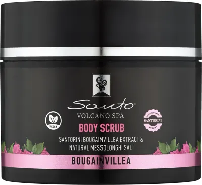 Santo Volcano Spa Santo Volcano Spa Bougainvillea Body Scrub - Скраб для тела с солью Месолонги и цветами бугенвиллии 200 мл