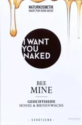 Мыло для умывания I Want You Naked Bee Mine с мёдом и пчелиным воском, 100 г