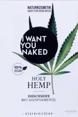 Мыло для душа I Want You Naked Holy Hemp с маслом конопли, 100 г