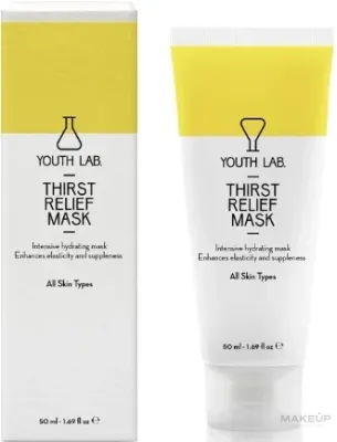 Увлажняющая маска для лица Youth Lab. Thirst Relief Mask, 50 мл, Греция