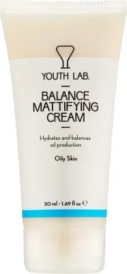 Youth Lab. Youth Lab. Balance Mattifying Cream - Крем для лица Youth Lab Balance матирующий для жирной кожи 50 мл