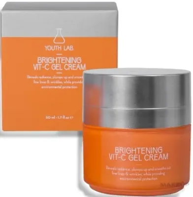 Youth Lab. Youth Lab. Brightening Vit-C Gel-Cream - Крем-гель для лица Youth Lab Brightening Vit-C с витамином C рассветляющий 50 мл