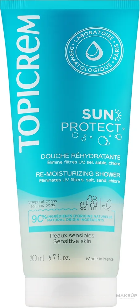Увлажняющий гель для лица и тела Topicrem Sun Protect после загара, 200 мл