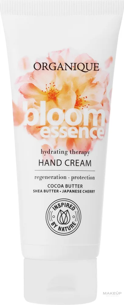 Крем для рук Organique Bloom Essence смягчающий с маслом какао и ши 70 мл