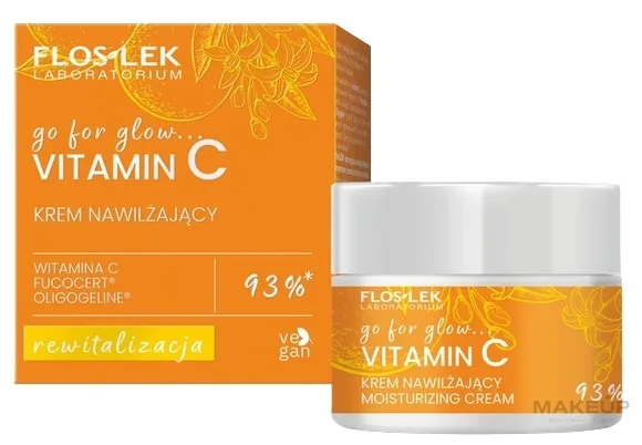 Крем для лица Floslek Go For Glow с витамином C увлажняющий 50 мл