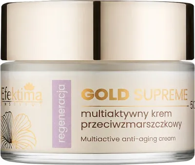 Крем для лица Efektima Gold Supreme регенерирующий с церамидами и золотом 50 мл