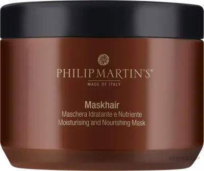Увлажняющая и питательная маска для волос Philip Martin's Maskhair аргановое масло, глицерин, 500 мл