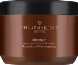 Увлажняющая и питательная маска для волос Philip Martin's Maskhair аргановое масло, глицерин, 500 мл — фото 1