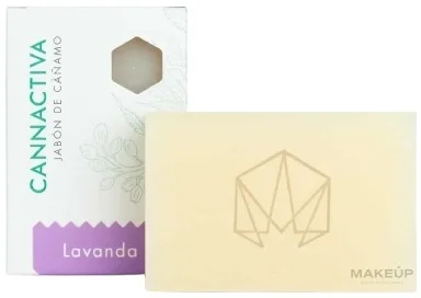 Мыло Cannactiva Hemp and Lavender ручной работы с коноплёй и лавандой, 100 г