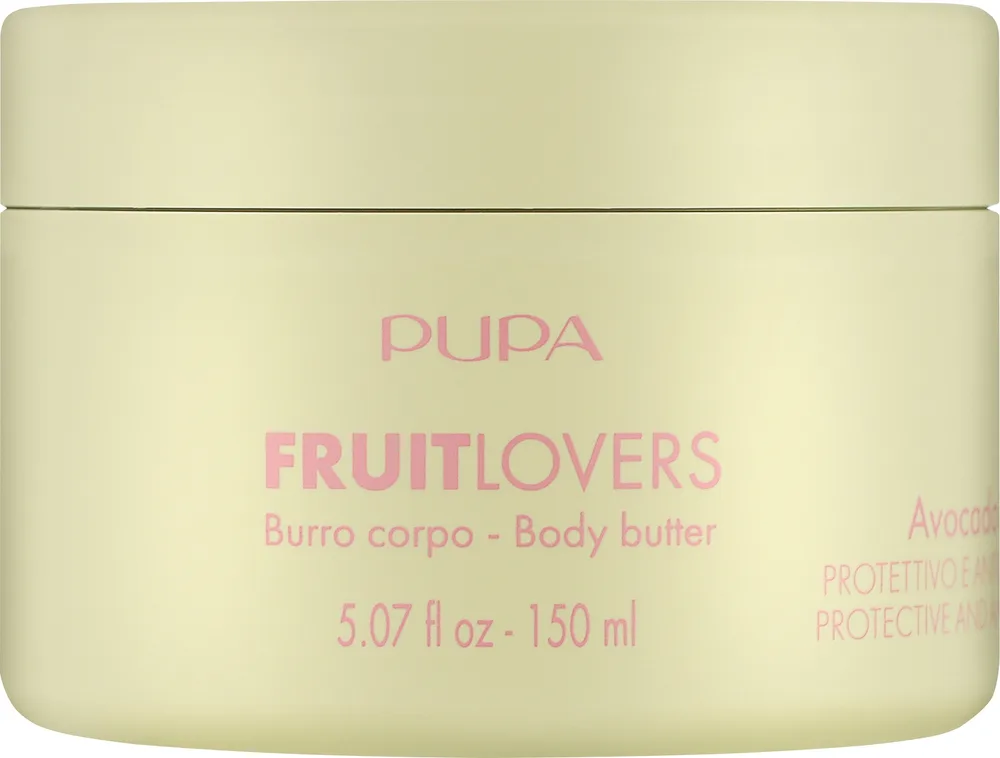 Питательное масло-баттер для тела Pupa Fruit Lovers Bio Авокадо с маслом ши
