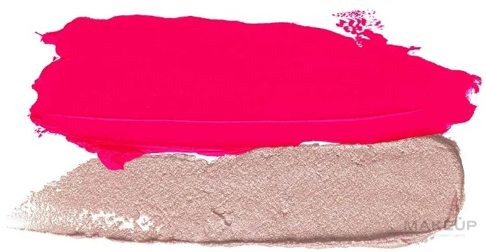 Палетка кремовых румян и хайлайтера Bellaoggi Cheek & Bright, оттенок 02 - Cheeky Pink