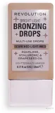 Бронзер для лица Makeup Revolution Bright Light Bronzing Drops, оттенок Spice Tan/Deep — фото 1