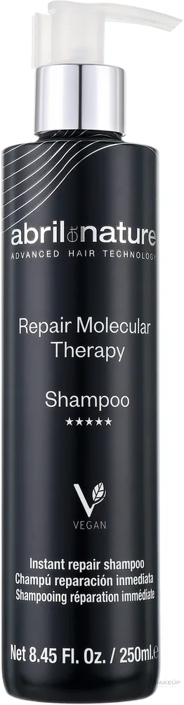 Шампунь Abril et Nature Repair Molecular Therapy восстанавливающий, с гиалуроновой кислотой и экстрактом водорослей, 1000 мл, Испания
