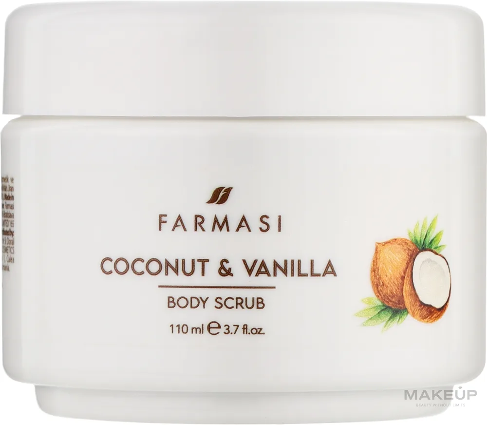 Farmasi Farmasi Coconut & Vanilla Body Scrub - Скраб для тела с кокосом и ванилью 110 мл