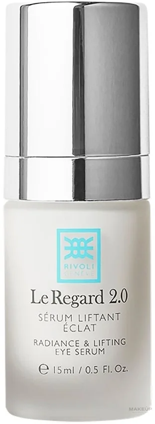 Сыворотка для кожи вокруг глаз Rivoli Geneve Le Regard 2.0 с эффектом лифтинга, для сияния, 15 мл