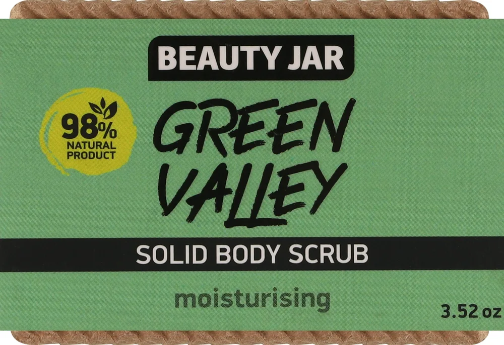 Beauty Jar Beauty Jar Green Valley Solid Body Scrub - Твёрдый скраб для тела с грейпфрутом и маслом какао Green Valley 100 г