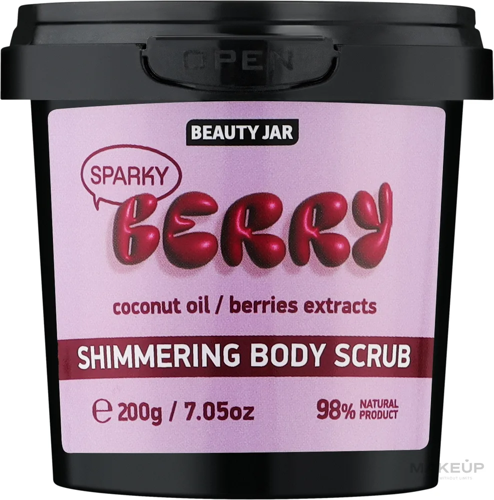 Beauty Jar Beauty Jar Shimmering Body Scrub - Мерцающий скраб для тела с ягодами Sparky Berry 200 г