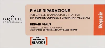 Восстанавливающая сыворотка для волос Brelil Repair Treatment Repair Vials, 12 x 7 мл