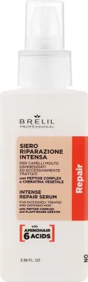 Ревитализирующая сыворотка для волос Brelil Repair Treatment Intense Repair Serum, 100 мл