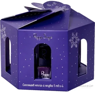 Набор лаков для ногтей Peggy Sage Nail Lacquer 6 оттенков по 5 мл