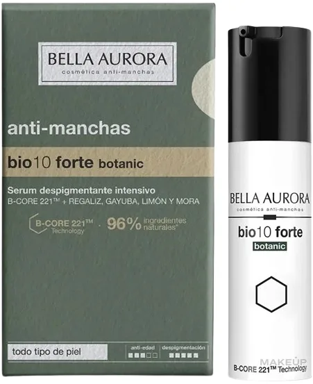 Интенсивная депигментирующая сыворотка для лица Bella Aurora Bio10 Forte Botanic 30 мл