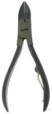 Кусачки для ногтей Accuram Instruments Nail Nipper черное хромовое покрытие 10 и 12 см