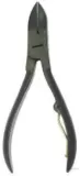 Кусачки для ногтей Accuram Instruments Nail Nipper черное хромовое покрытие 10 и 12 см — фото 1