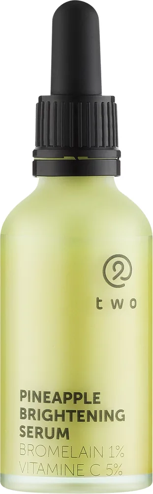 Осветляющая сыворотка для лица Two Cosmetics Pineapple с витамином C 5% и бромелайном 1% 50 мл