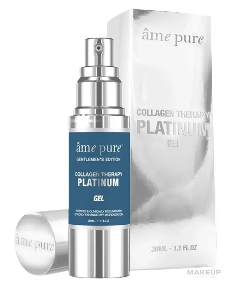 Гель для лица Ame Pure Gentlemen's Collagen Therapy Platinum Gel против несовершенств и пигментных пятен, 30 мл