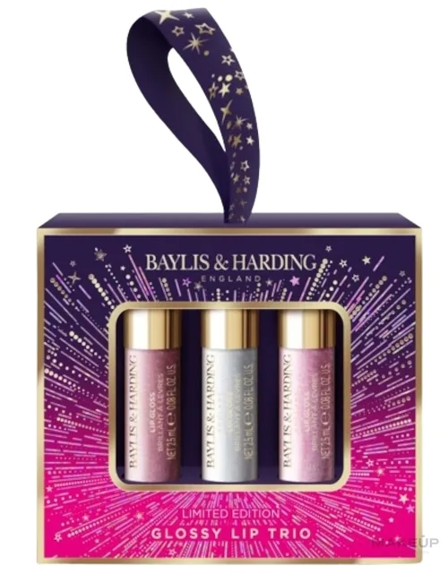 Набор блесков для губ Baylis & Harding Moonlight Fig Glossy Lip Trio 3 шт по 2.5 мл