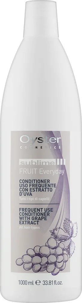 Oyster Cosmetics Oyster Sublime Fruit Grape Conditioner - Кондиционер для ежедневного применения с экстрактом винограда Oyster Sublime Fruit Grape Conditioner 1000 мл